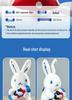 White Rabbit Plush Keychain: Birthday Gift & Souvenir for Kids & Girlfriend