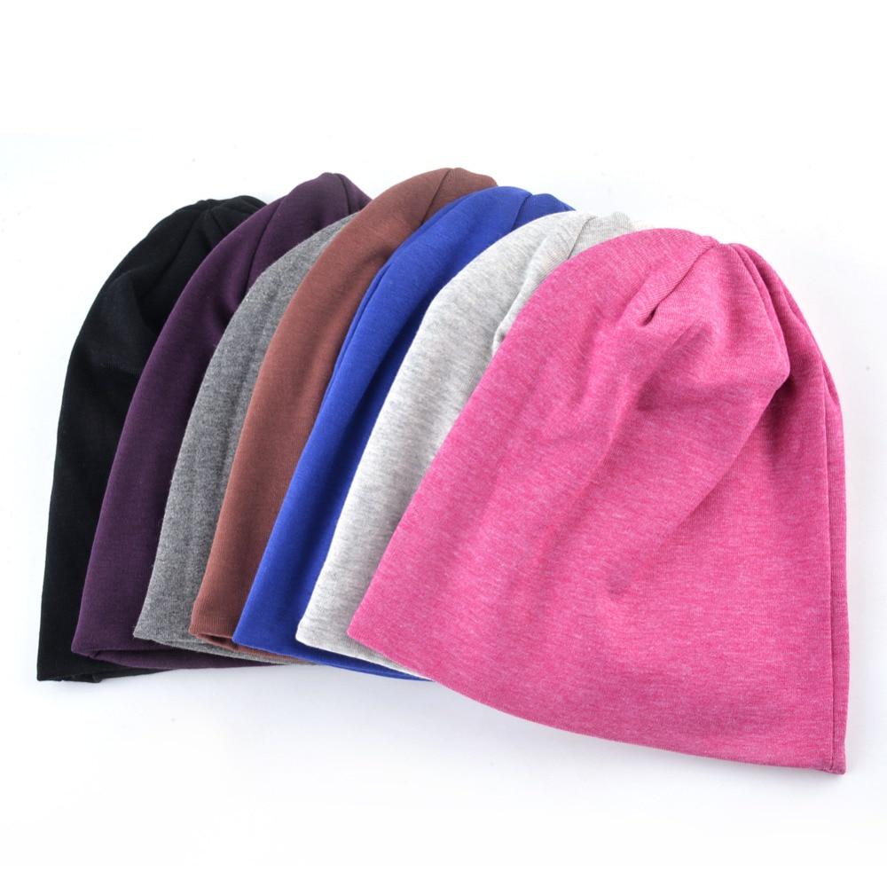 Bonnets d'automne pour bébés garçons et filles, couleur unie, doux, en coton tricoté, pour enfants
