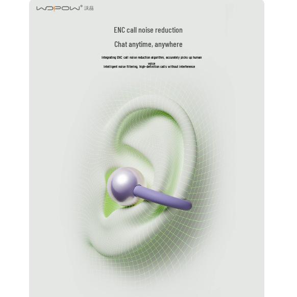 Wopin 6.0 Wireless Ear-Hook Sports Headphones with Noise Reduction