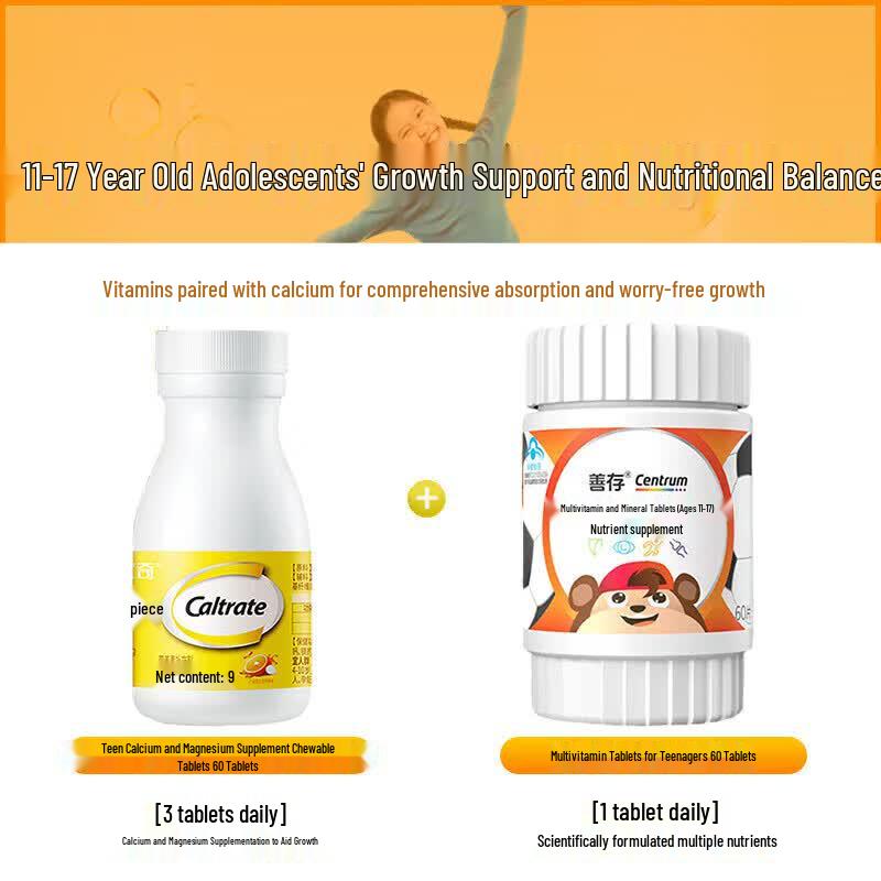Caltrate Teenager Calcium Magnesium Chewable Tablets