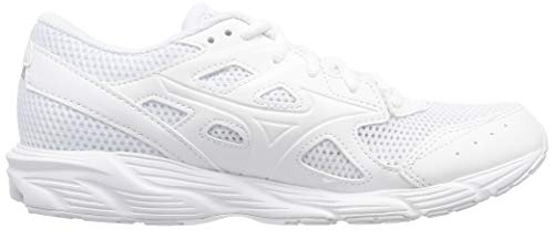 Mizuno Maximizer 23 Running Shoes, Men's, White, Size 21.0 Cm, 3E, for Commuting, Jogging, and Exercise