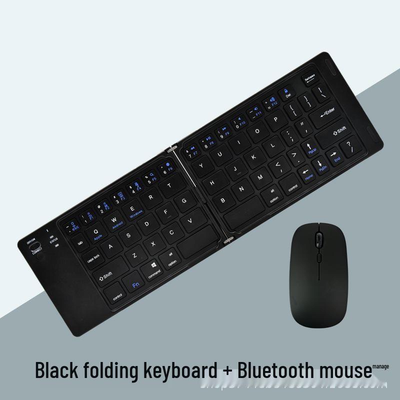 Jingzun Portable Folding Bluetooth Keyboard for Mobile & Tablet