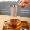 Double-Handle Stainless Steel Tea Infuser and Strainer Cup Net