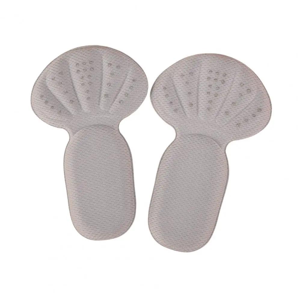 

Подушечки для пяток 2 в 1, вставки для обуви, противоскользящие протекторы для пяток, стельки с возможностью обрезки по размеру, сетчатые вставки для пяток для обуви большого размера, для всех типов обуви серый