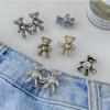 Little Bear Waistband, Cinched Waist Jeans, Buttonhole, Fixed and Adjustable Waist, Mini Pin, A Magic Tool