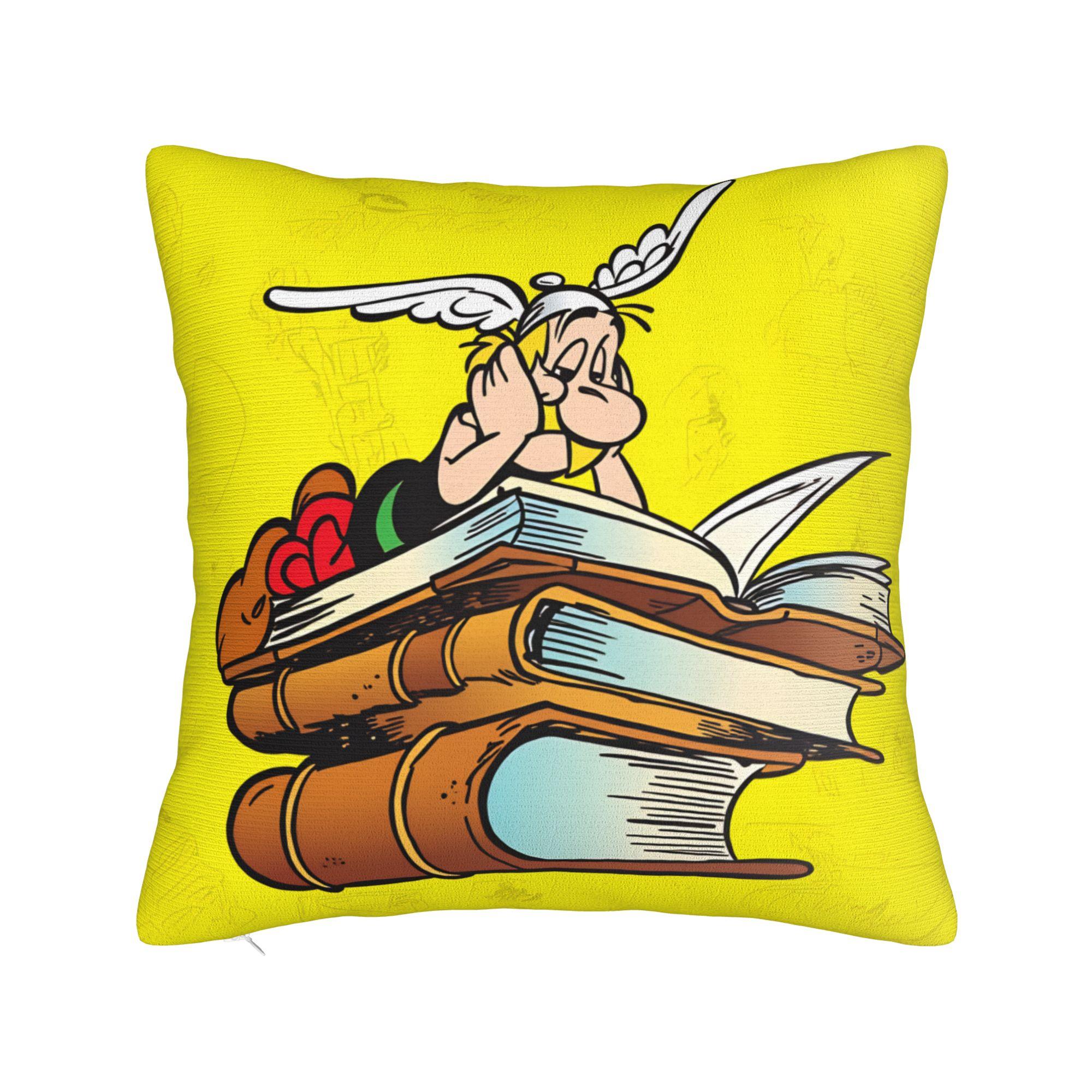 A-Asterix E-Et Obelix Manga Pillow Cover Custom Cushion Cover Kawaii Pillow Case For Living Room Bed Chair 5050cm 1170₽