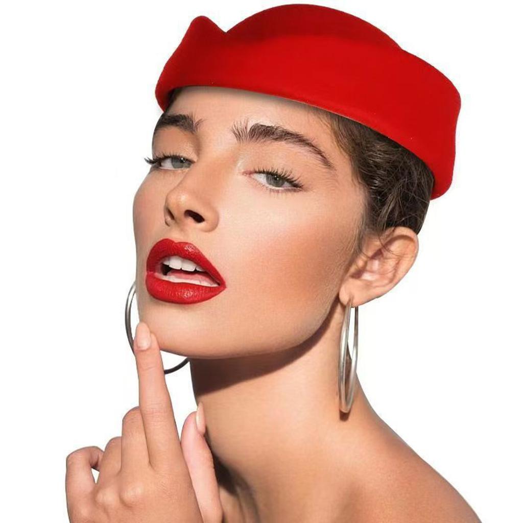 Minimalist Women's Casual Hat, Solid Color Hat, Elegant Little Hat For Outdoor Activities.