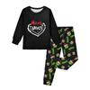 Children's  Boys And Girls Thin Two-piece  Long-sleeved Pants Two-piece