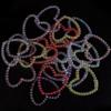 20 Stück/Los Bunte Herz Runde Hohlperlen Lose Abstandshalter Acrylperlen Für Schmuckherstellung DIY Anhänger Armband Ohrring Zubehör