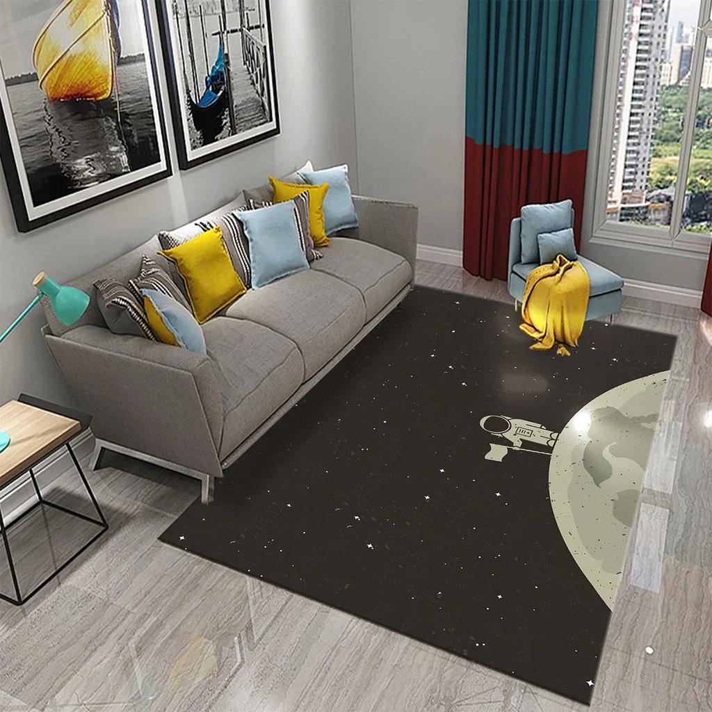 3D Background Stars Minimalist Carpet for Kitchen Living Room Bedroom Decor Floor Rug Toilet Bathroom Mat Doormat Mat Carpets