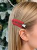 Chanel Fermagli per capelli da donna senza piegatura, Fermagli a becco d'anatra con superficie opaca, Accessori per capelli alla moda per basette laterali per uso quotidiano e feste