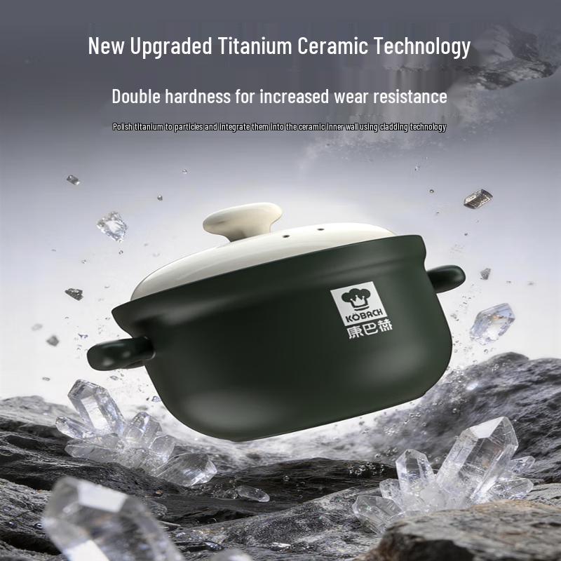 Kobach Titanium-Infused Ceramic Casserole Pot