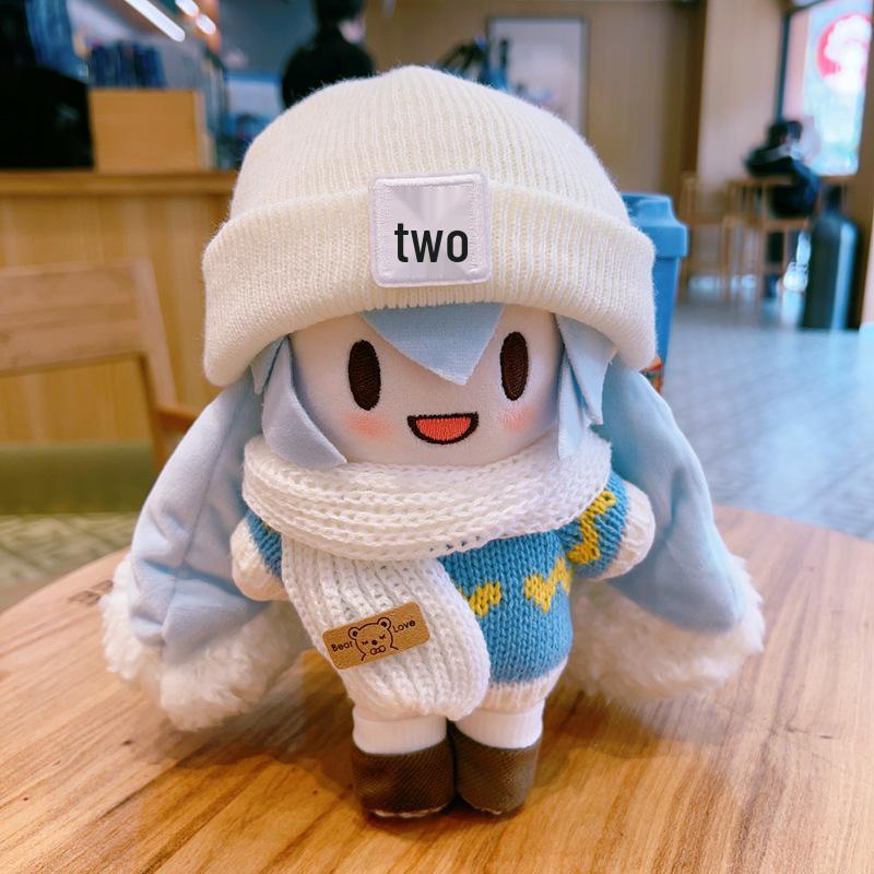 15cm Yukineko Cotton Plush Doll - Replaceable Outfit, Cute Birthday Gift