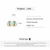 Women's Vintage Turquoise Ear Studs 14K Gold Plated Stainless Steel Non-Fading Oval Earrings for Daily Outings