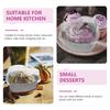 10 Pcs Heart-Shaped Aluminum Foil Box Cake Mold Decorative Pan Mini Baking Cups Bakeware Cupcake Covered Design Pans