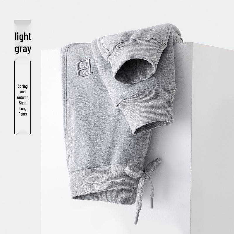 GAGN Women's High Waist Purple Straight-Leg Casual Sports Pants - Simple, Loose, and Versatile.