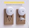 4-Pack EU Plug Light-Controlled Night Lights for Bedroom, Living Room, and Bathroom