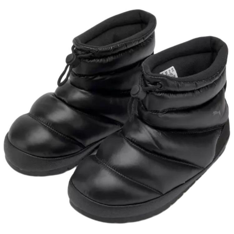 Puma Tuff Terra Hi Gloss Minimalist Comfortable High-Top Lifestyle Shoes Unisex Sneakers Black 403034-01