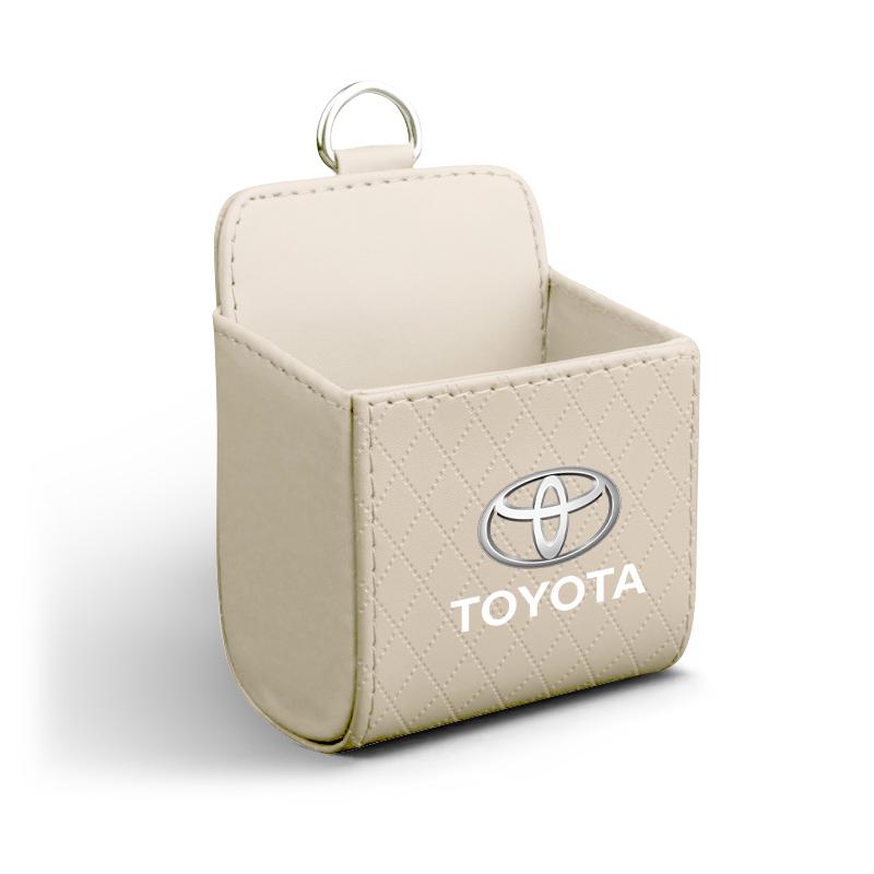 Förvaringsväska för bilinteriör Luftutsläpp Skräppåse Hängande Organizerlåda för Toyota GR TRD Chr Corolla Yaris Rav4 E150 E120 Land Cruiser