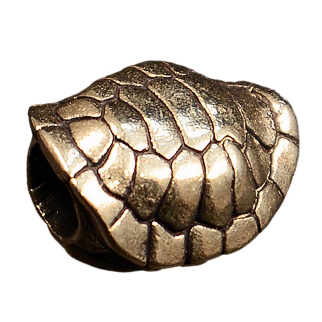 Vintage Messing EDC Halskettenanhänger für Outdoor-Überlebensausrüstung und Alltagszubehör