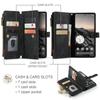 Zipper Leather Flip Phone Case for Google Pixel 10 9 Pro XL 9A 8 8A 7A 5G Pixel10 Pixel9A Wallet Lanyard Card Purse Cover Etui