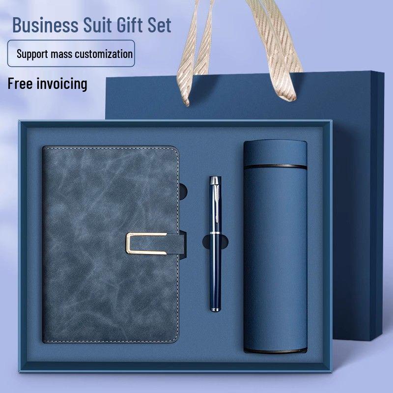 Luxury Logo Notebook Gift Set - Business Pages, Perfect for Corporate Souvenirs