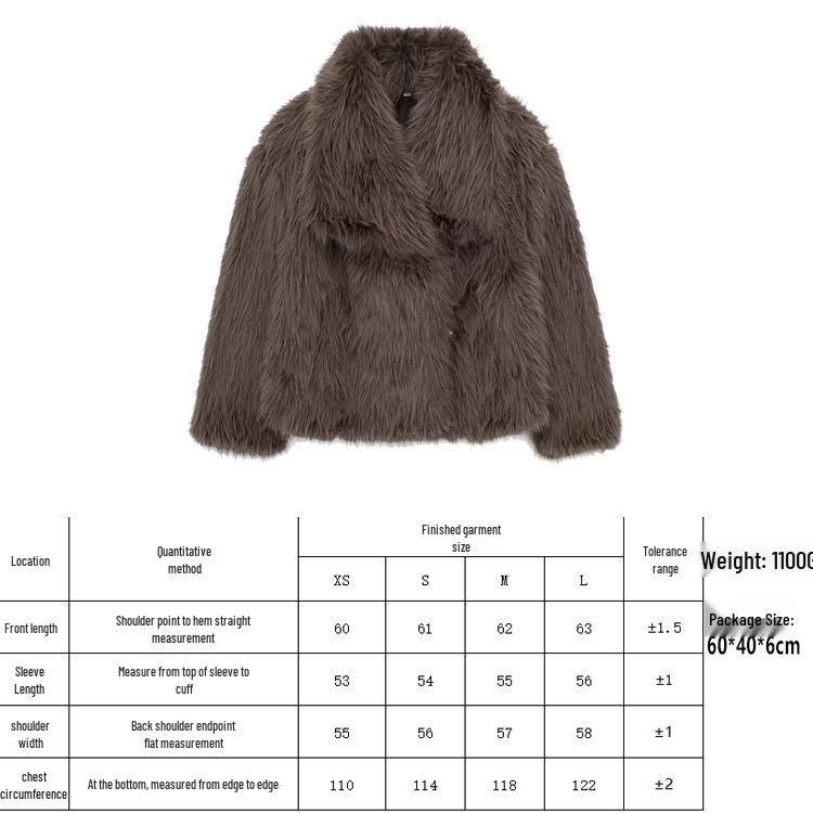 Women's Winter Lambswool Thick Cardigan Coat - New Fur Series