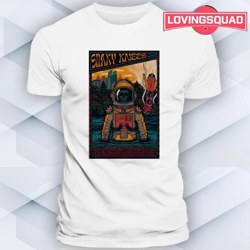 

Knees Shaky Festival 2025 Poster Graphic T-Shirt Unisex T-Shirt XXXXL