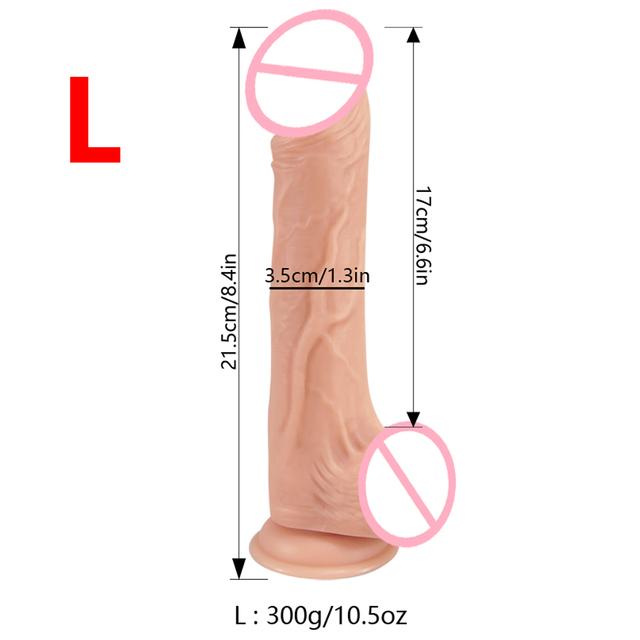 Dildo Strap On Realistic Penis with Suction Cup G-spot Anal Butt Plug Belt Wearable Panties Adult Lesbian Masturbation Sex Toy