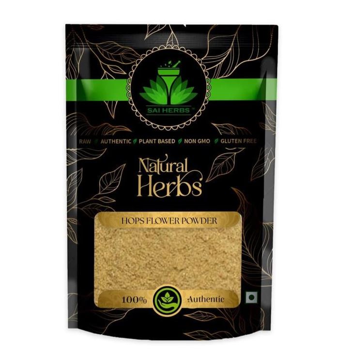 SAI HERBS Hops Flower Powder - Pure & Natural (100 g)
