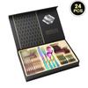 Stainless Steel 24-Piece Cutlery Set for 6 – Includes Knife, Fork, Spoon – Gift Boxed