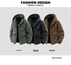 2025 Men's Plus Size Winter Windproof Cotton Jacket - Outdoor and Workwear