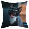 Office Living Room Home Pillowcase Cute Little Lazy Cat Pattern Pillowcase Car Ornaments