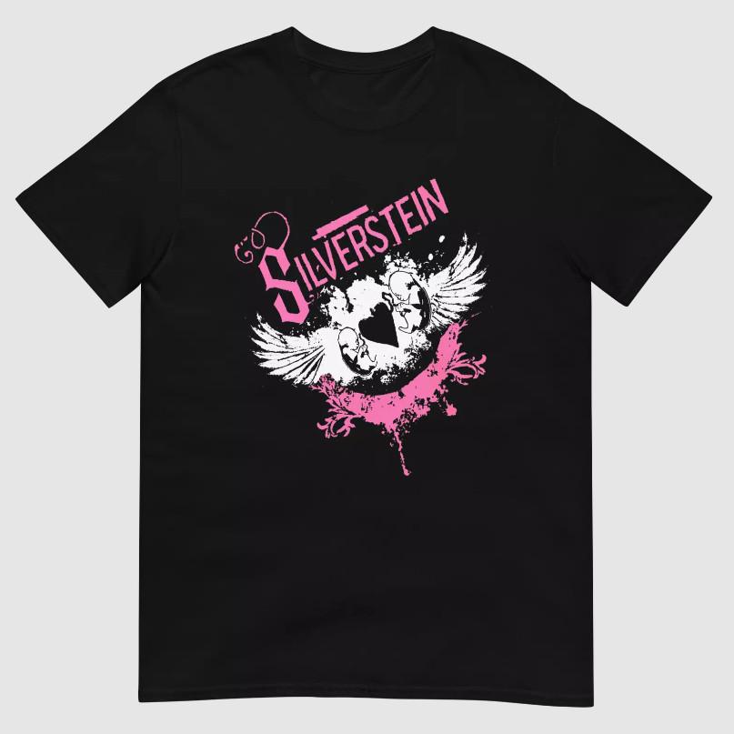 Vtg Silverstein Band Gift For Fans Heavy Cotton Black Full Size Shirt Unisex T-Shirt M