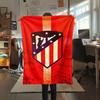 1PC atletico madrid Print Flannel Blanket, High quality Comfortable for All Seasons, Home Decor, Warmth and Comfort, Perfect for Christmas Gifts