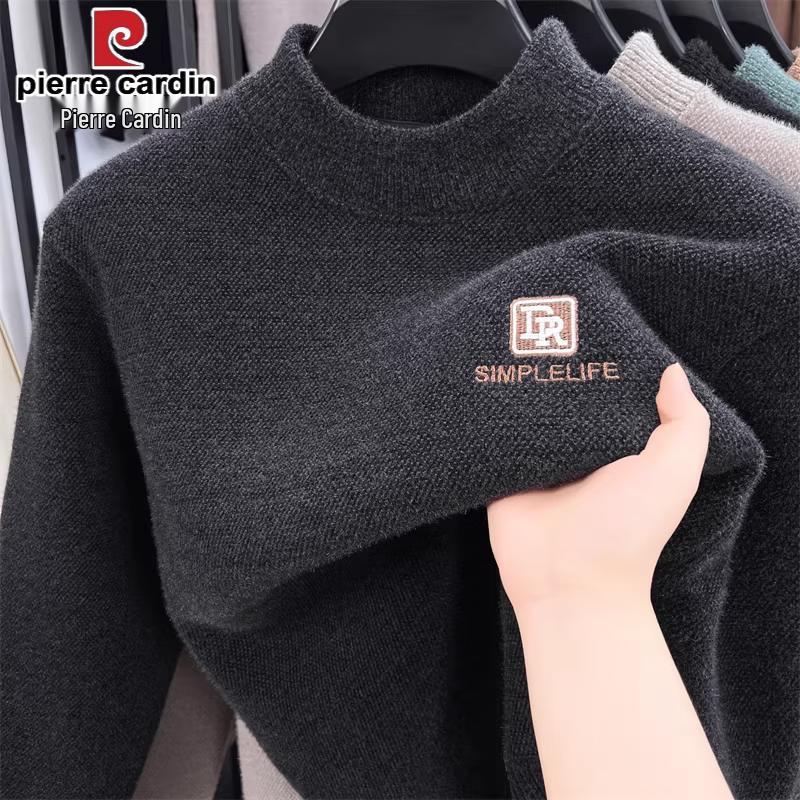 Pierre Cardin Men's Thermal Half-Turtleneck Sweater