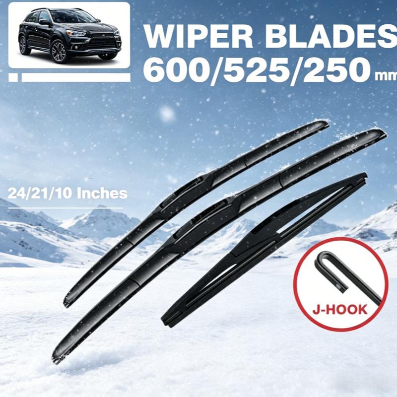 Mitsubishi RVR 2010-2022 Windshield Wiper Blades Set - 24\" & 21\