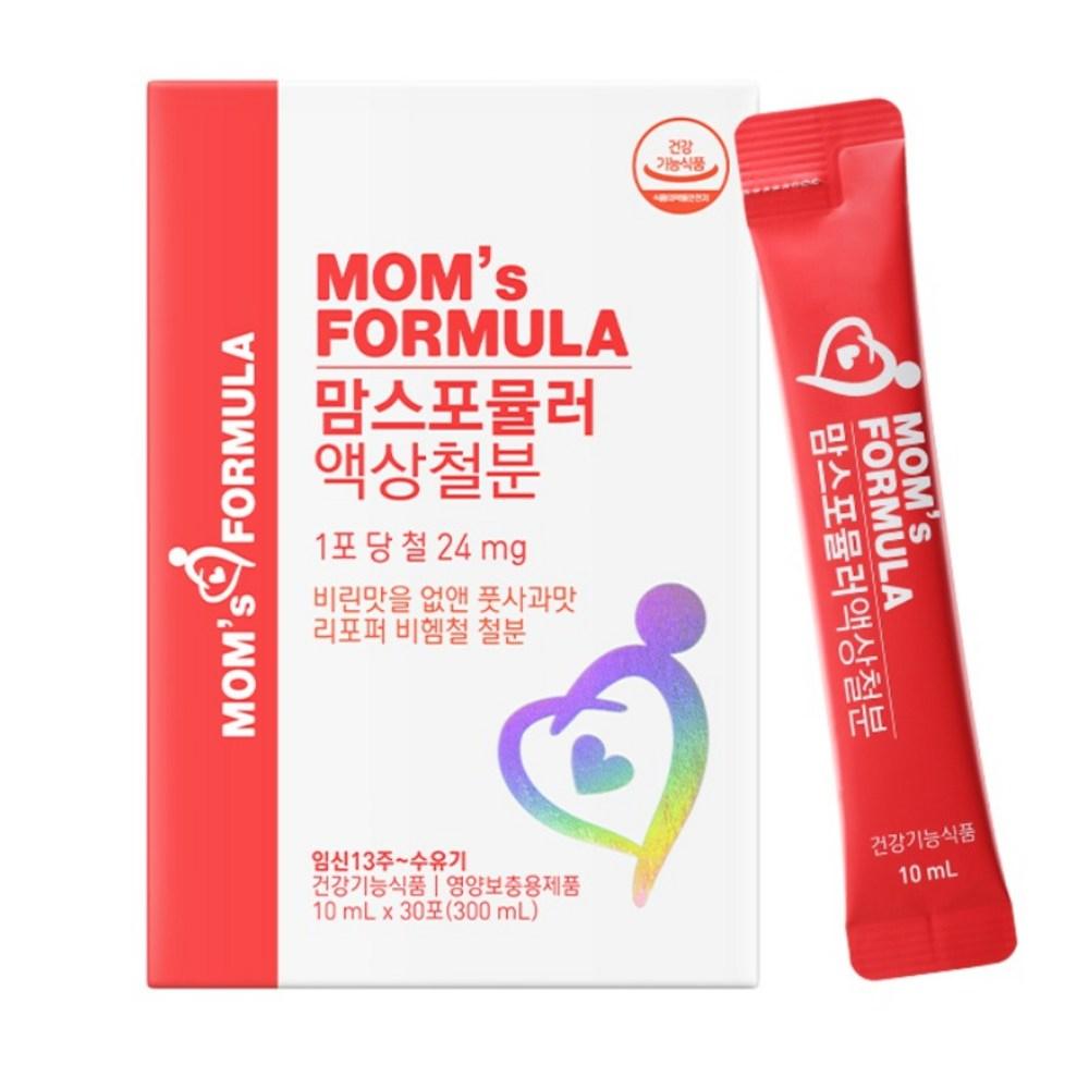 Mom's Formula Liquid Iron Prenatal Iron Supplement Lipoper Iron Nutritional Supplement 1-Month Supply 1 pcs (30 doses)