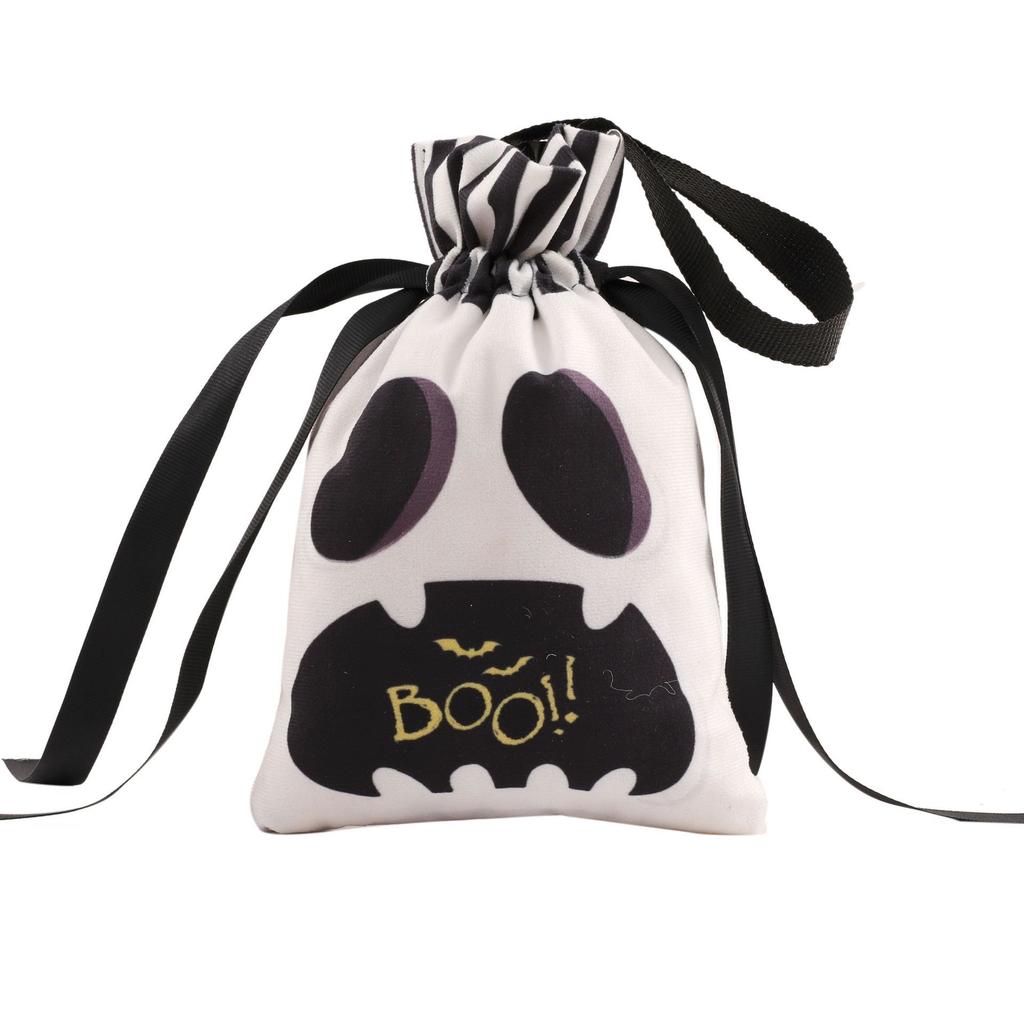 Halloween Props Pumpkin Trick Or Treat Ghost Face Ghost Gifts Sugar Bag Party Festive Atmosphere Tote Bag Non-Woven Gift Bag