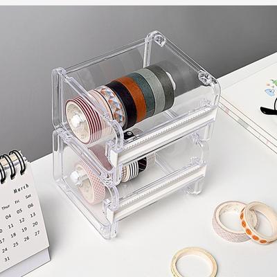 Creative Tape Cutter Set Tape Tool Transparent Tape Holder Tape Dispenser School Supplies Office Stationery