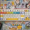 Novrais-PixieMeadow Keycap PBT 175Key Custom Personalized Keyboard Cap Cherry Profile KeyCap for Mechanical Keyboard Accessories