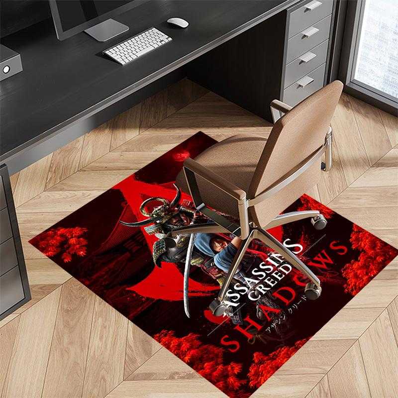 A-Assassin's Creed Printed Absorbent Washable Carpet, Non-Slip Bathroom Mats, Kitchen Rugs, Yoga Mat,Living Room Entrance, Camping Picnic Rugs