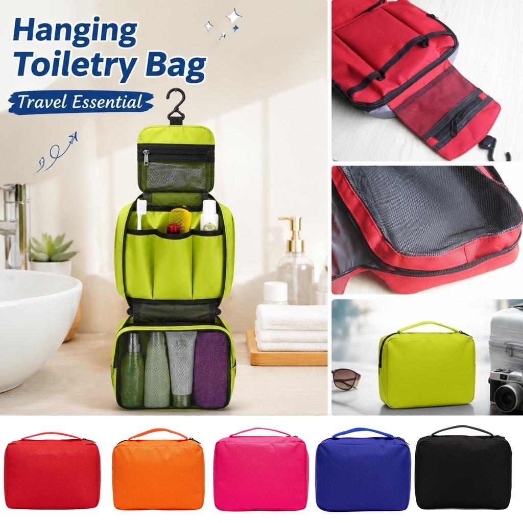 Hanging Foldable Toiletry Bag for Travel