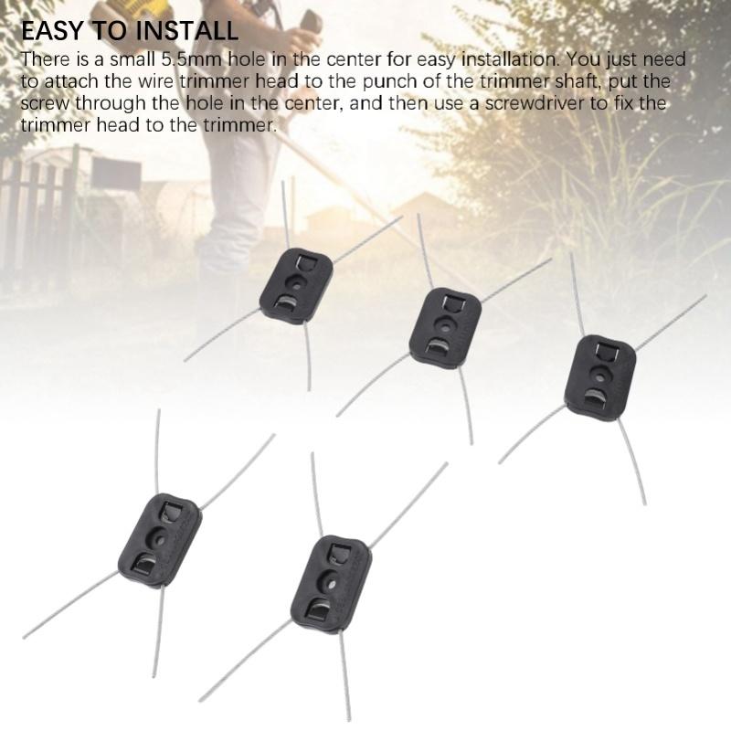 10pcs String Trimmer Replacement Head Easy To Install High Efficiency Weed Trimmer Head For Garden Lawn