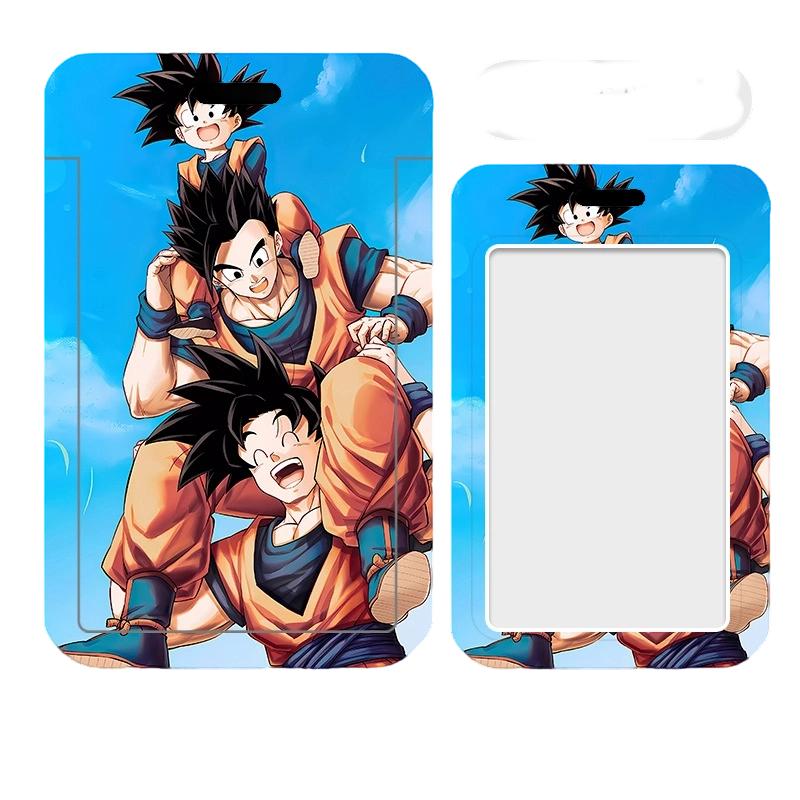 

Anime Characters Card Holder Lanyard Keychain Credit Bus Cover Hang Rope Lariat Key Rings Fans Gifts ID Carry Mini Lightweight Portable Cute White leather rope
