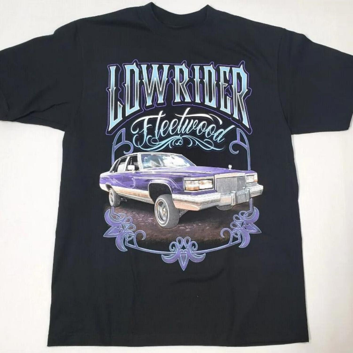 

Футболка Лоурайдер Low Rider Fleetwood Уличная Футболка Одежда Оверсайз Мужская и Женская Удобный Уникальный Хлопок S чёрный