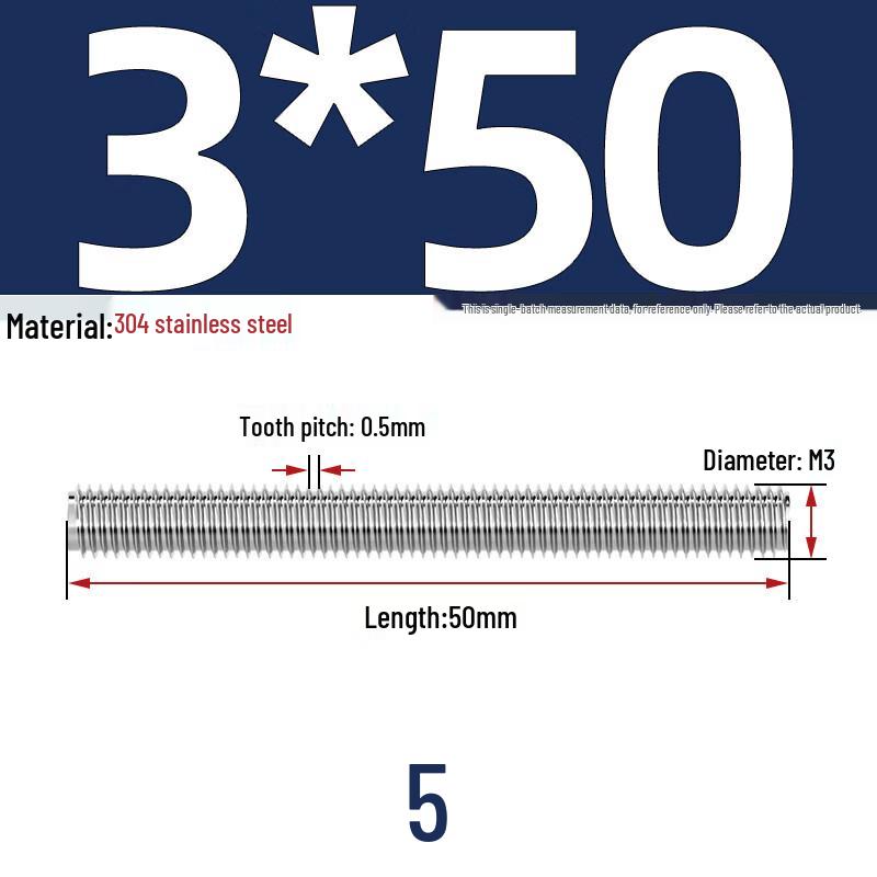 Полностью резьбовые шпильки Ally из нержавеющей стали 304