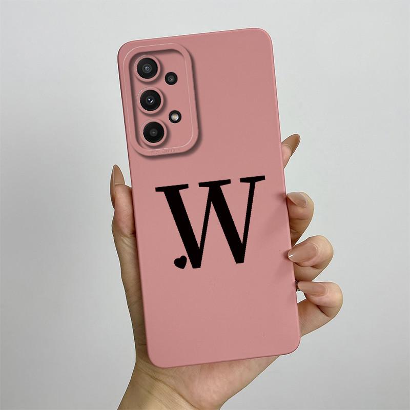

For Samsung A23 Case Galaxy A23 5G Cover SM-A235F SM-A236U SM-A236B Cute Couple Letters Silicon Phone Case Shockproof Back Cover Galaxy A23