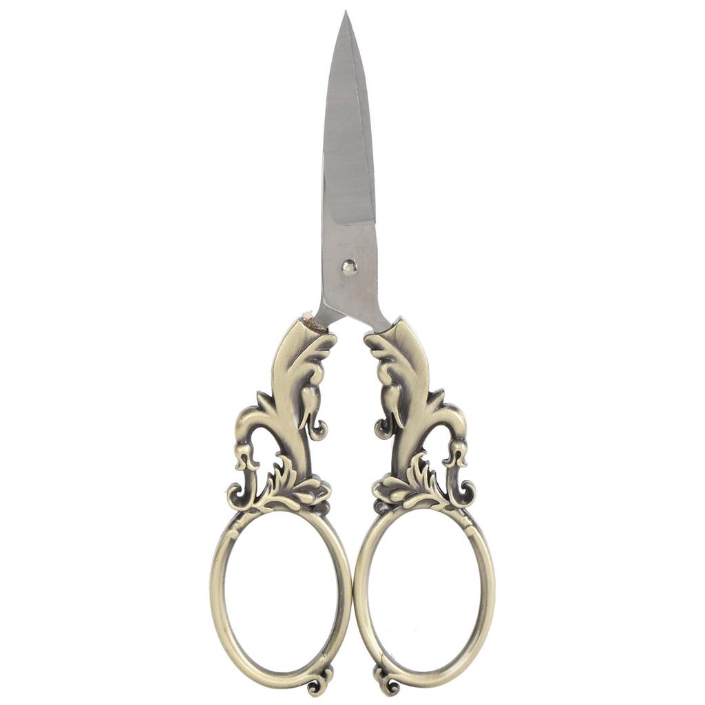 5in Embroidery Scissors Stainless Steel Tip Multifunctional Portable Vintage Scissors for Handmade P