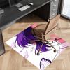 Demon Slayer Shinobu Kocho Printed Absorbent Washable Carpet, Non-Slip Bathroom Mats, Kitchen Rugs, Yoga Mat,Living Room Entrance, Camping Picnic Rugs